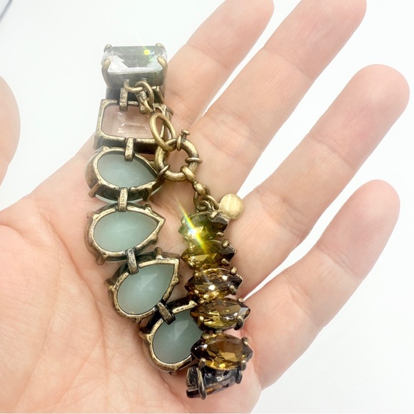 J. Crew Seafoam Teardrop & Stone
Statement Bracelet - Picture 4 of 10